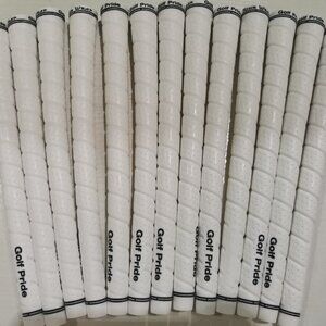 13Pcs Golf Pride Grips Set New TOUR WRAP 2G White Standard size
